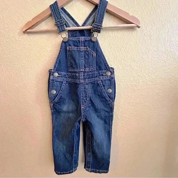 Old Navy Bib Denim Overalls - Picture 1 of 5